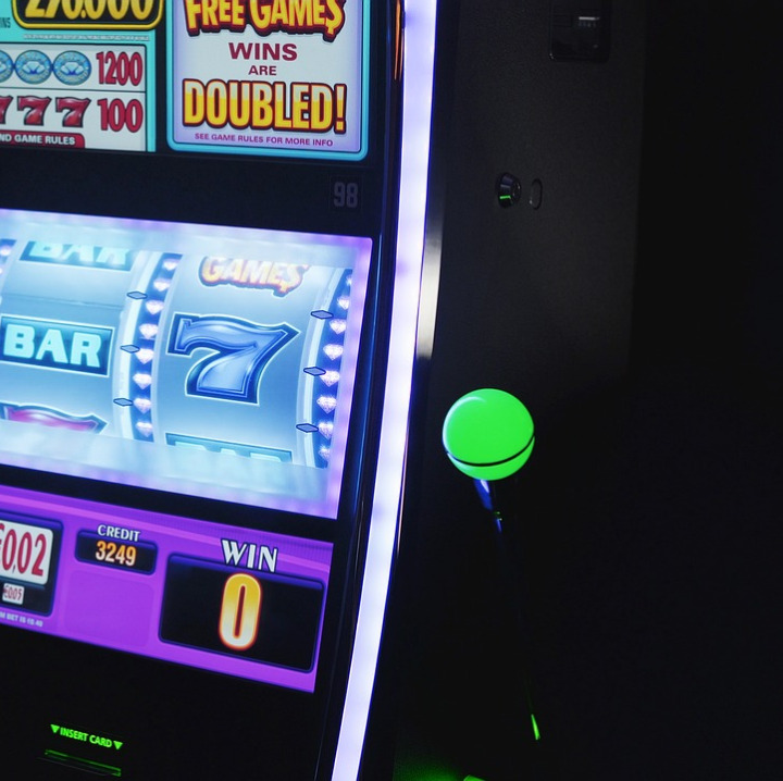 casino slot machine neon