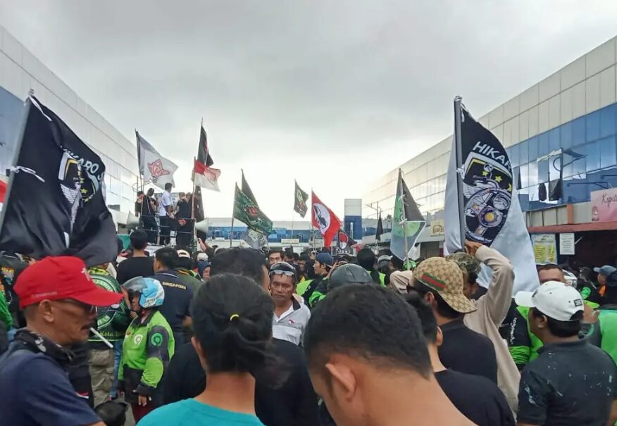 Ribuan Pengemudi Ojek Online di Batam Demo, Ini Tuntutannya