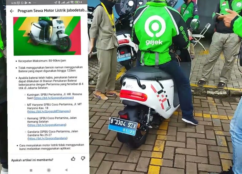 Cara Mudah untuk Menyewa Motor Listrik di Gojek, Grab, dan inDrive