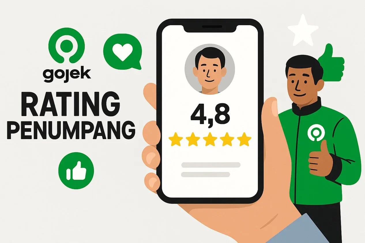 PANDUAN LENGKAP - CARA CEK DAN TINGKATKAN RATING PENUMPANG DI APLIKASI OJEK ONLINE GOJEK Cara Cek dan Tingkatkan Rating Penumpang