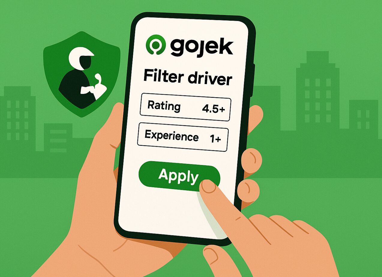 Cara Gunakan Fitur Penyaringan di Aplikasi Ojek Online Gojek agar Dapat Driver dengan Rating Tinggi