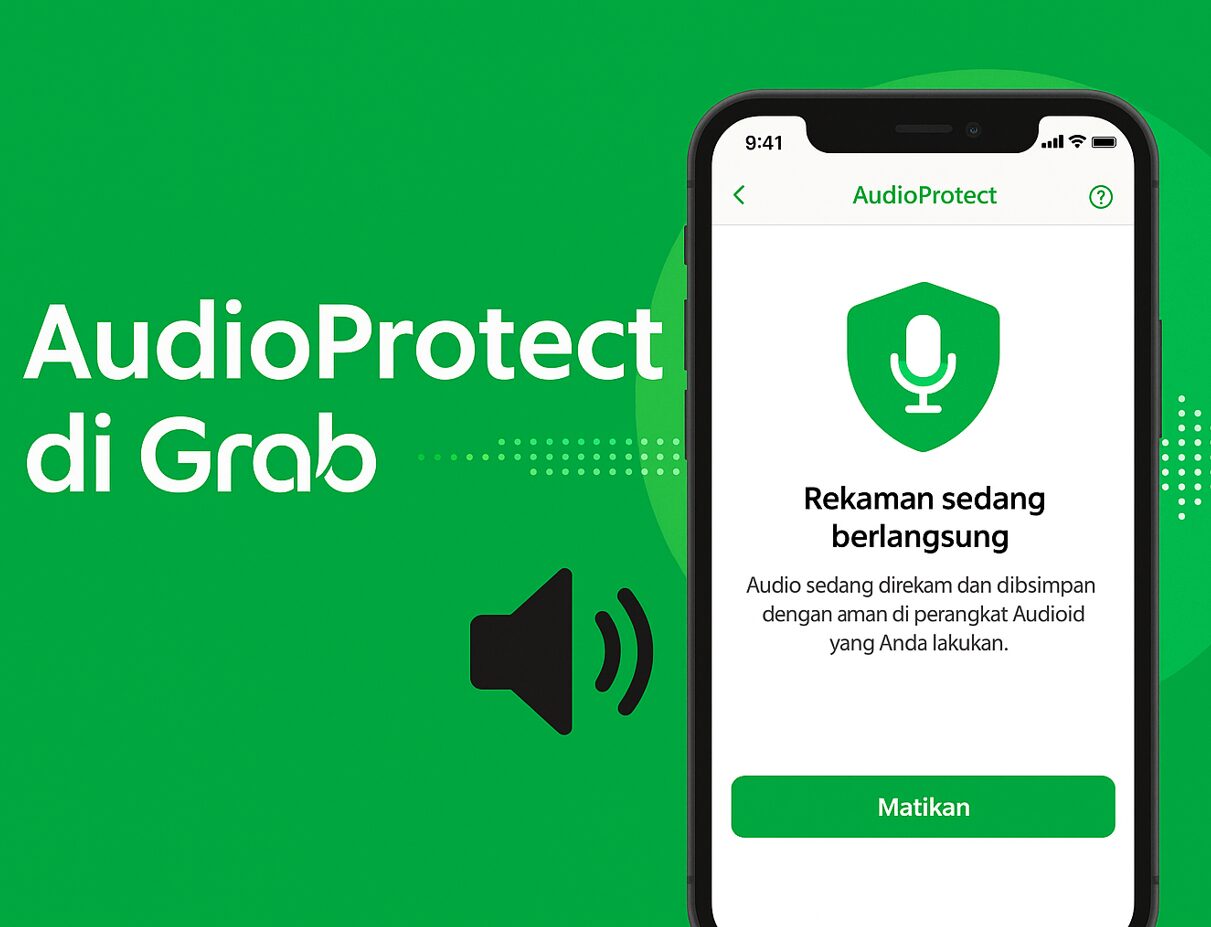 Cara Aktifkan dan Gunakan Fitur AudioProtect di Aplikasi Ojek Online Grab untuk Meningkatkan Keamanan