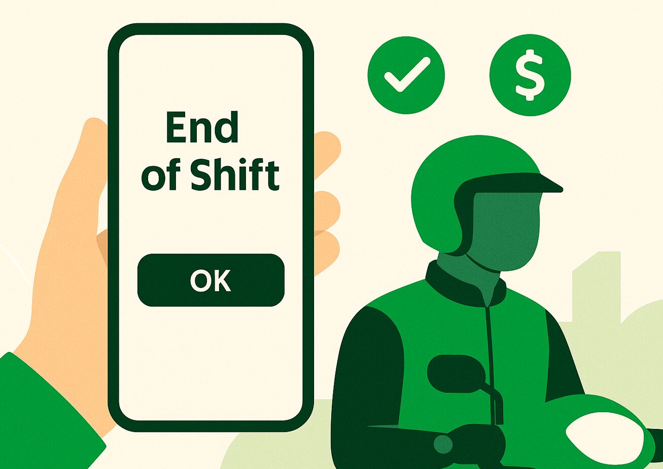 Cara Gunakan Fitur ‘End of Shift’ di Aplikasi Ojek Online Grab Driver Agar Tidak Kehilangan Order Menjelang Pulang
