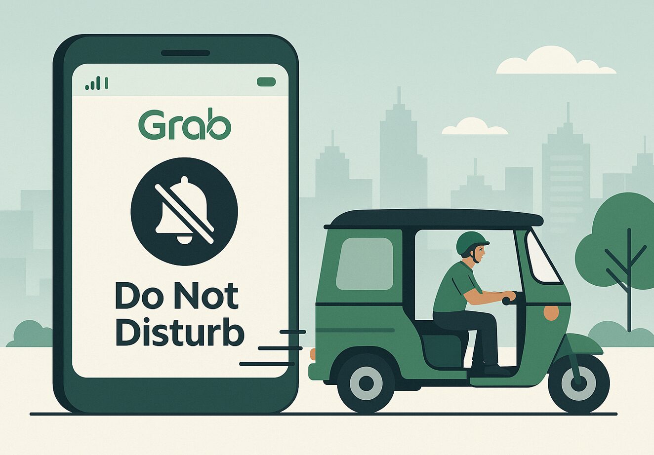 Cara Memanfaatkan Fitur “Do Not Disturb” di Aplikasi Ojek Online Grab agar Tetap Produktif Tanpa Tekanan