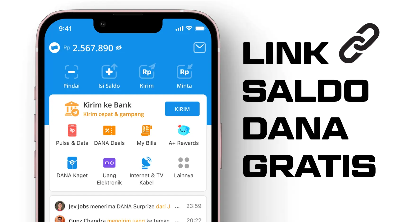 Link Saldo Dana Gratis