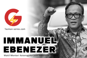 Potret Immanuel Ebenezer saat menjabat Wakil Menteri Ketenagakerjaan Indonesia