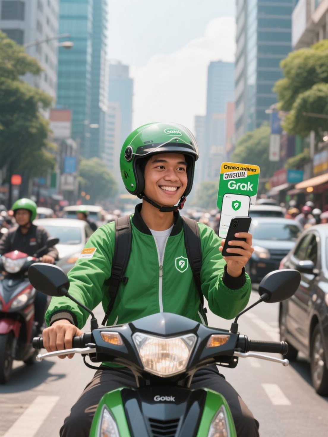 Ojek Online Jadi Pilihan Utama Warga Kota